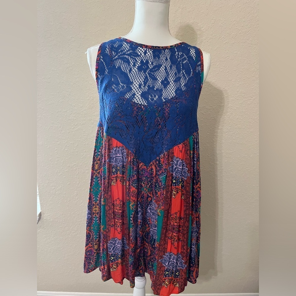 Free People Count Me in Trapeze Tunic, NWT